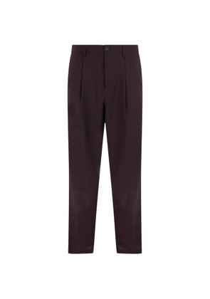 Department 5 pleat-detail trousers - Brown