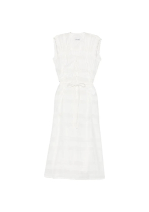 Low Classic tie-waist midi dress - White