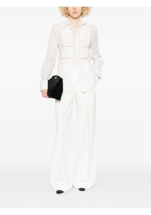 Ermanno Scervino lace-detail shirt - White