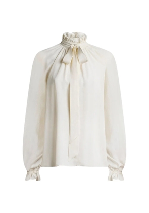 ETRO jacquard-scarf blouse - Neutrals