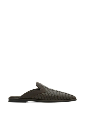 Ferragamo calflskin mules - Brown