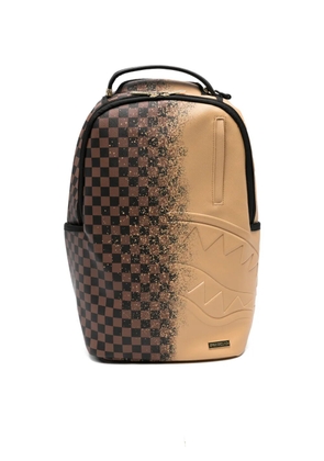 Sprayground check-patterm backpack - Neutrals