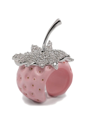 YVMIN Strawberry gemstone ring - Silver