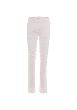 Patrizia Pepe ruched trousers - White