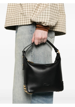 Tod's stud-embellishment leather tote bag - Black