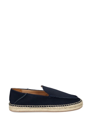 BOSS leather espadrilles - Blue