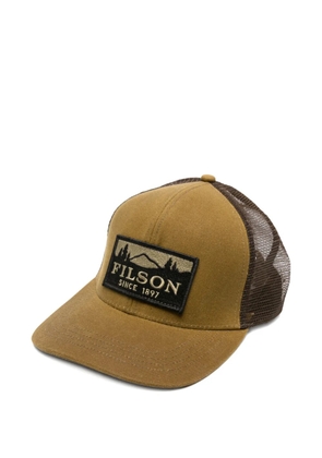 Filson logo-patch trucker cap - Neutrals