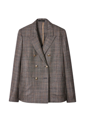 Paul Smith double-breasted check blazer - Grey