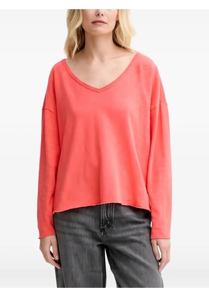 American Vintage V-neck T-shirt - Orange