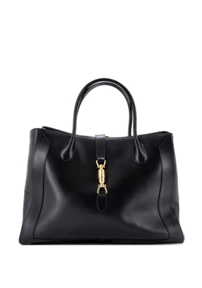 Gucci Pre-Owned Jackie 1961 Leather Large tote bag - Black