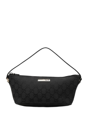 Gucci Pre-Owned 2000-2015 GG Canvas Boat shoulder bag - Black