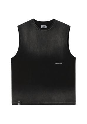 izzue crew-neck sleeveless T-shirt - Black