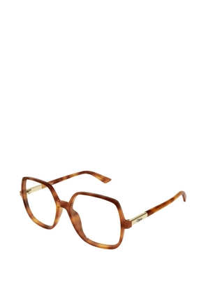 Chloé Eyewear logo-detail glasses - Brown