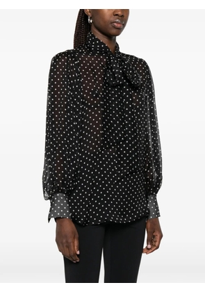 CRIDA polka-dot blouse - Black