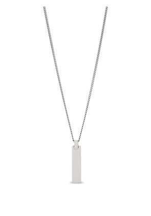 Tom Wood ID pendant necklace - Silver
