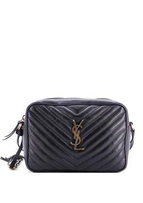 Saint Laurent Pre-Owned Lou Camera Bag Matelasse Chevron Leather Small crossbody bag - Black