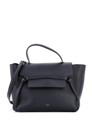 Celine Pre-Owned Belt Bag Textured Leather Mini shoulder bag - Blue