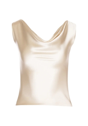 ALEXIA & ANTONIA cowl-neck blouse - Neutrals