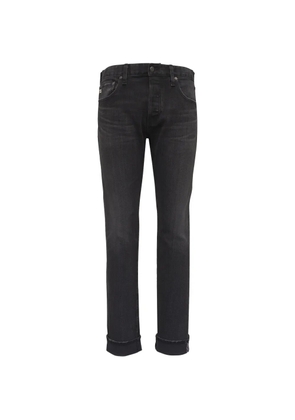 AG Jeans five-pocket turned-up hem jeans - Black