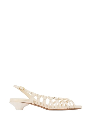 Chloé Estra woven-strap sandals - Neutrals