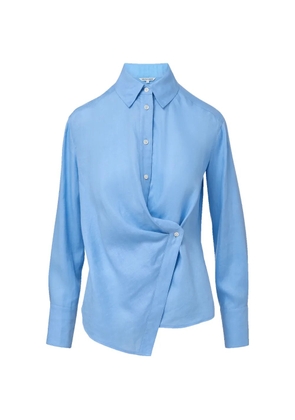 Veronica Beard Perezzi draped shirt - Blue