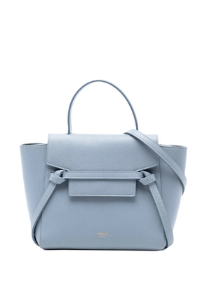 Celine Pre-Owned 2019 Nano Grained Calfskin Belt Bag satchel - Blue