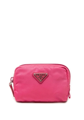 Prada Pre-Owned 2000-2013 Tessuto Cosmetic Pouch coin pouch - Pink