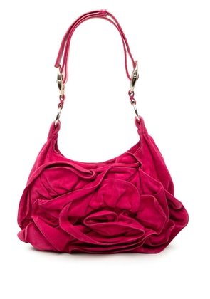 Saint Laurent Pre-Owned 2000-2012 Suede Nadja Rose shoulder bag - Pink