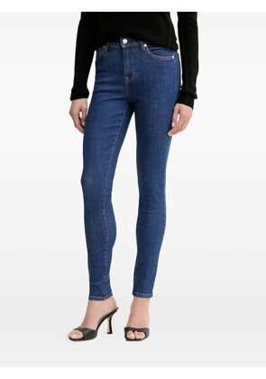 Silvian Heach Romang logo-plaque jeans - Blue