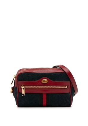 Gucci Pre-Owned 2000-2015 Mini Suede Ophidia crossbody bag - Blue