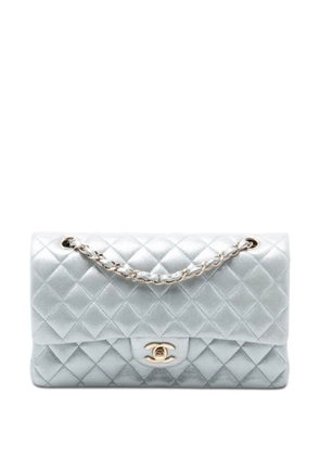 CHANEL Pre-Owned 2011 Medium Classic Iridescent Lambskin Double Flap shoulder bag - Silver