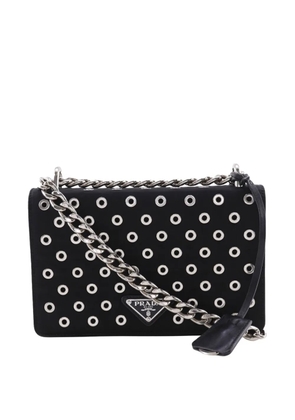 Prada Pre-Owned 2013-2026 Tessuto Grommet shoulder bag - Black