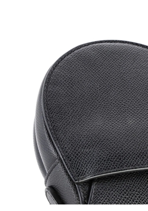 Christian Dior Pre-Owned Saddle Handbag Leather Mini shoulder bag - Black