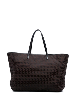 Fendi Pre-Owned 2010-2025 Medium Zucchino Canvas Roll tote bag - Brown