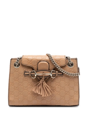 Gucci Pre-Owned 2016-2026 Small Guccissima Emily shoulder bag - Neutrals