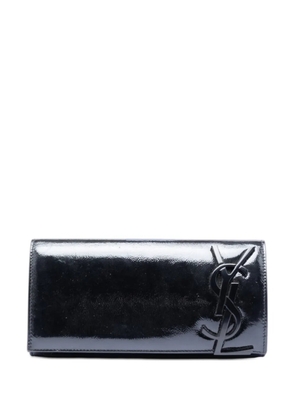 Saint Laurent Pre-Owned 2017 Patent Smoking clutch bag - Black