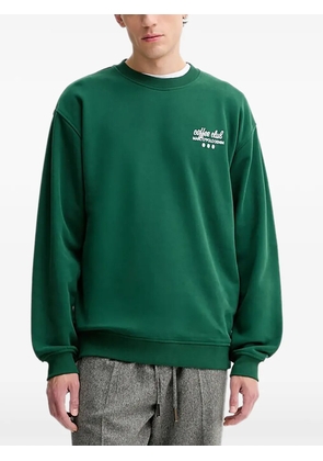 Marc O'Polo graphic-print crew-neck sweatshirt - Green