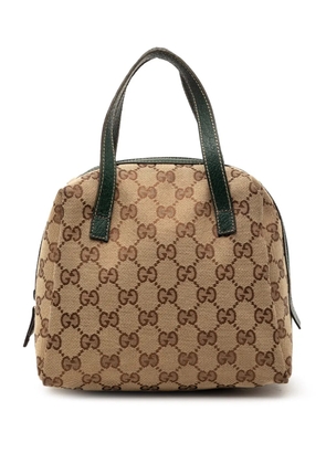Gucci Pre-Owned 2000-2015 Mini GG Canvas Balthus Tofu Bag handbag - Green