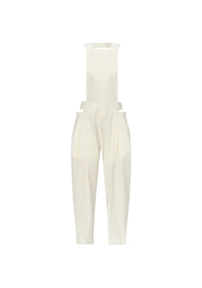 Issey Miyake button cutout jumpsuit - Neutrals