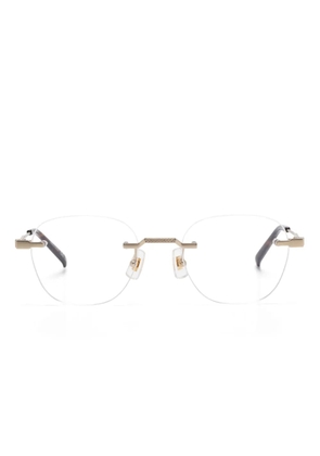Dunhill wayfarer-frame glasses - Gold