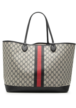 Gucci Pre-Owned 2016-2026 Large GG Supreme Web Ophidia Shopper tote bag - Neutrals