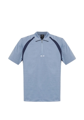 Oakley zip detail colour-block polo shirt - Blue