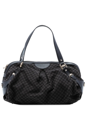 Gucci Pre-Owned 2016-2026 Diamante Canvas Bridle satchel - Grey