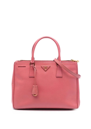 Prada Pre-Owned 2010-2025 Medium Saffiano Lux Galleria Double Zip satchel - Pink