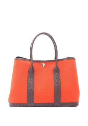 Hermès Pre-Owned 2021 Toile and Negonda Garden Party 30 tote bag - Red