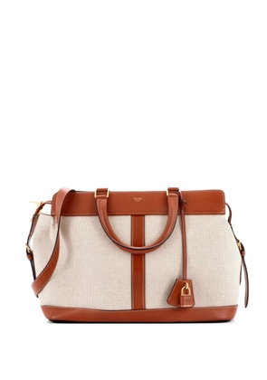 Celine Pre-Owned Cabas de France Canvas with Leather Medium tote bag - Brown