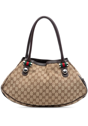 Gucci Pre-Owned 2016-2026 GG Canvas Web Match Ball tote bag - Neutrals