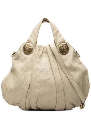 Gucci Pre-Owned 2000-2015 Large Guccissima Hysteria satchel - Brown