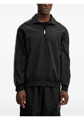 PUMA x RIPNDIP T7 zip-up striped-sleeve jacket - Black