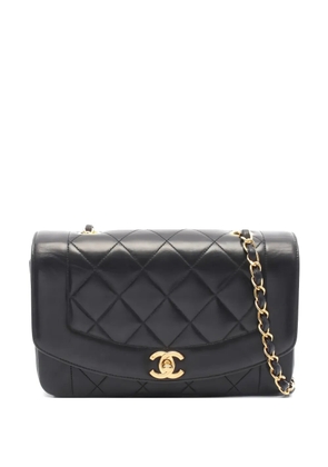 CHANEL Pre-Owned 1996-1997 Diana Flap matelasse crossbody bag - Black